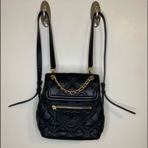 TORU BURCH Fleming soft mini backpack…. Black